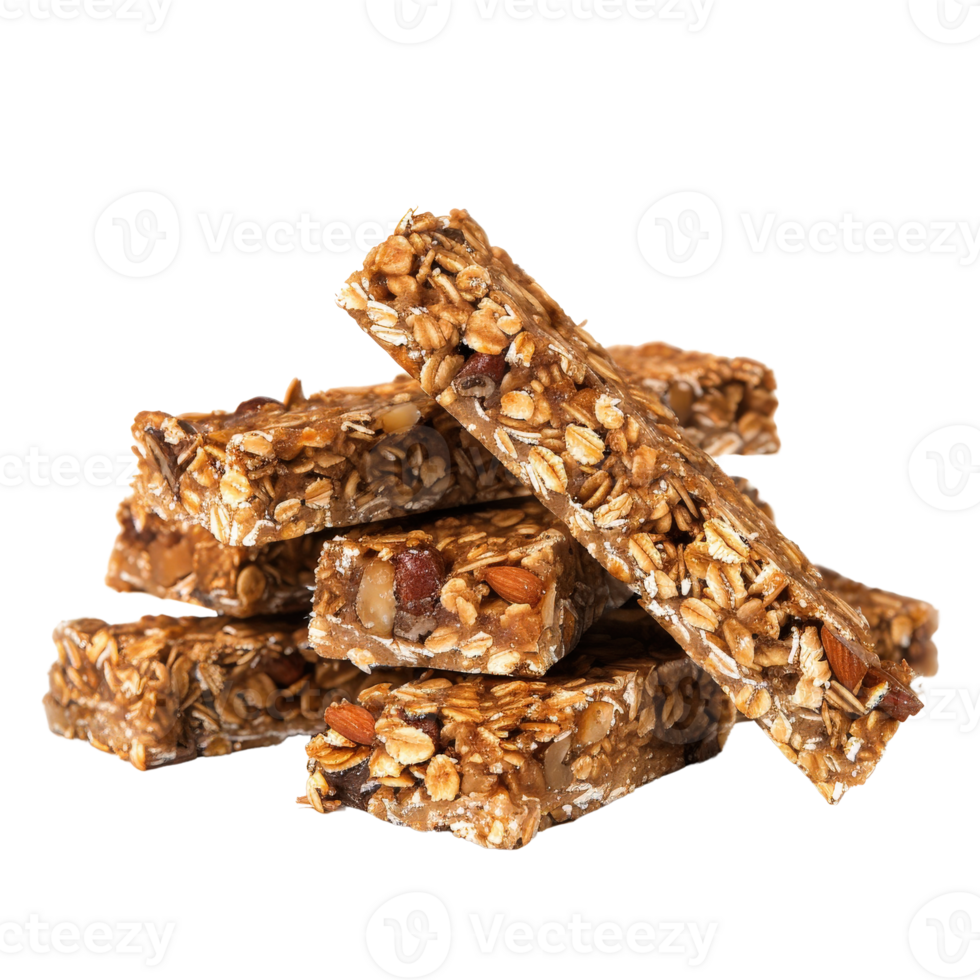 Healthy Energy Bars with Oats and Nuts for Nutritious Snacking and Active Lifestyle png
