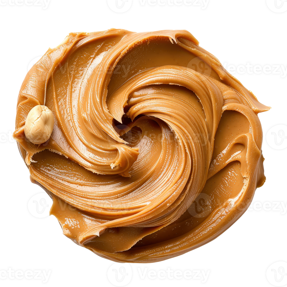 Smooth and Creamy Peanut Butter Swirl on . for Culinary Use and Recipes png