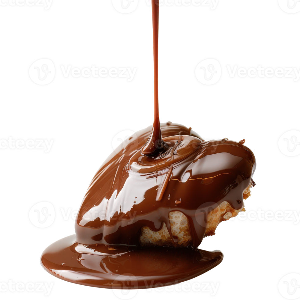 Delicious Chocolate Dripping on Strawberry, Sweet Dessert Indulgence, Tempting Treats for All png