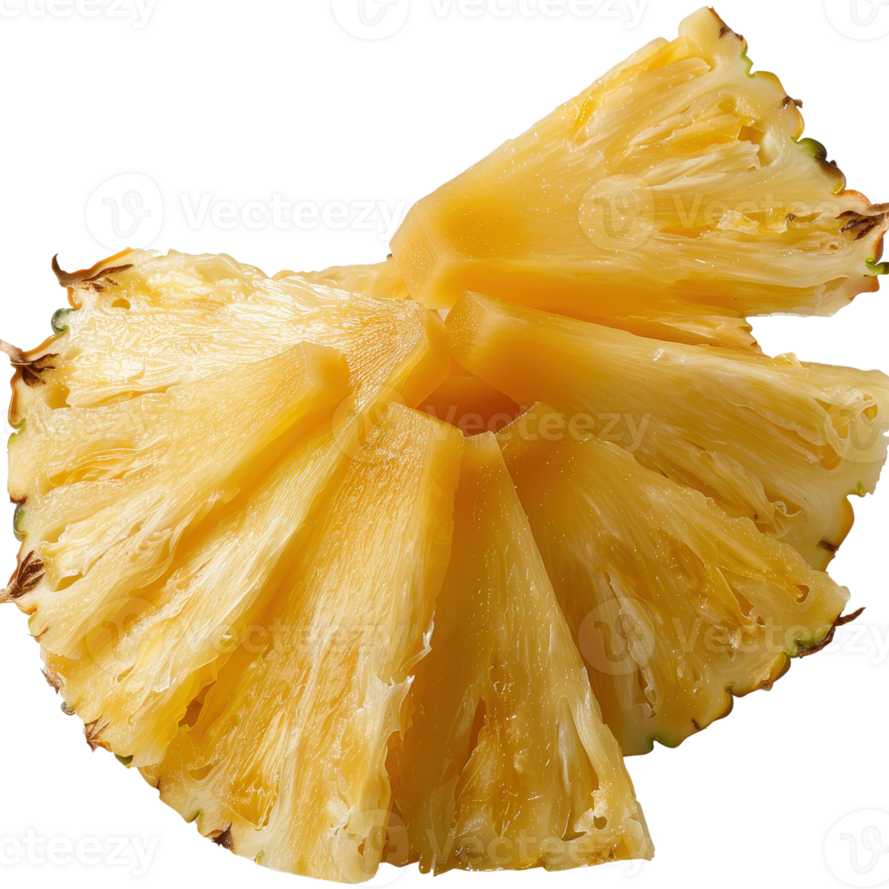 Freshly Cut Pineapple Slices . . for Culinary and Food Photography png