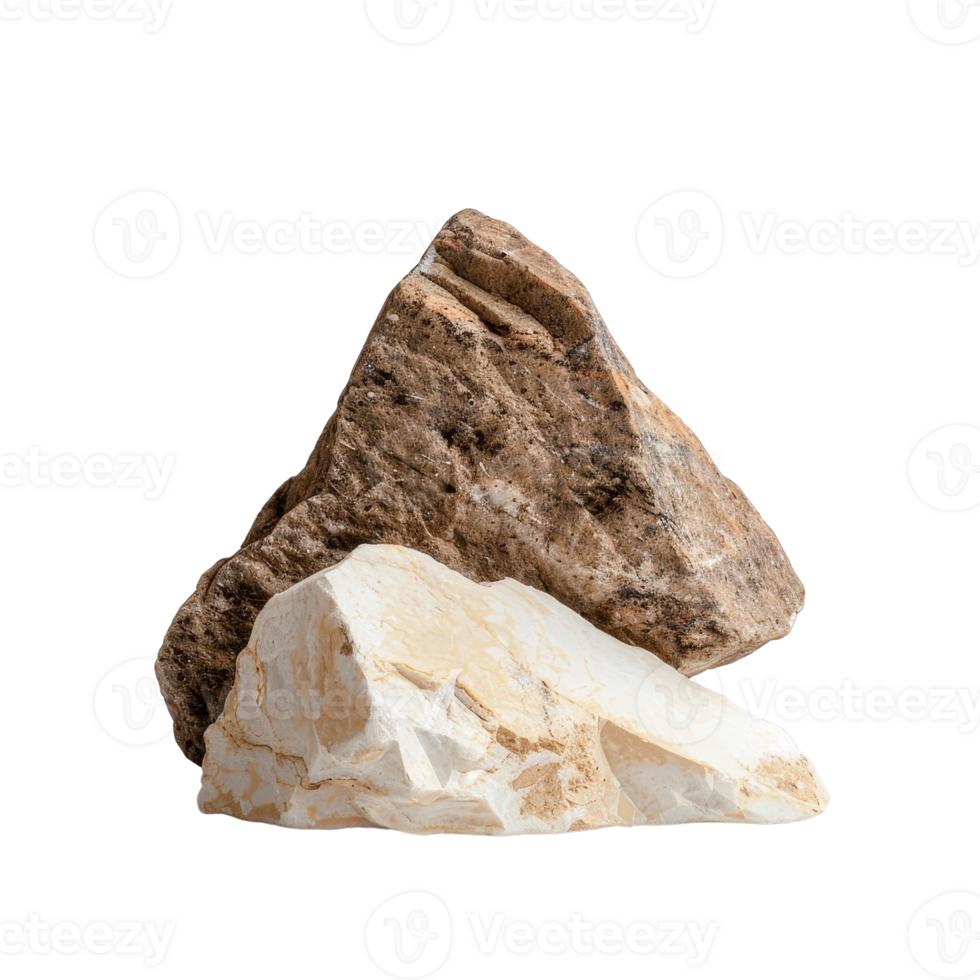 Natural Stones with Unique Textures and Colors for Decorative or Artistic Use png
