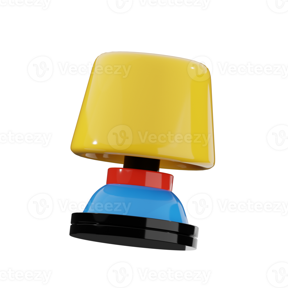 Colorful Desk Bell with Base png