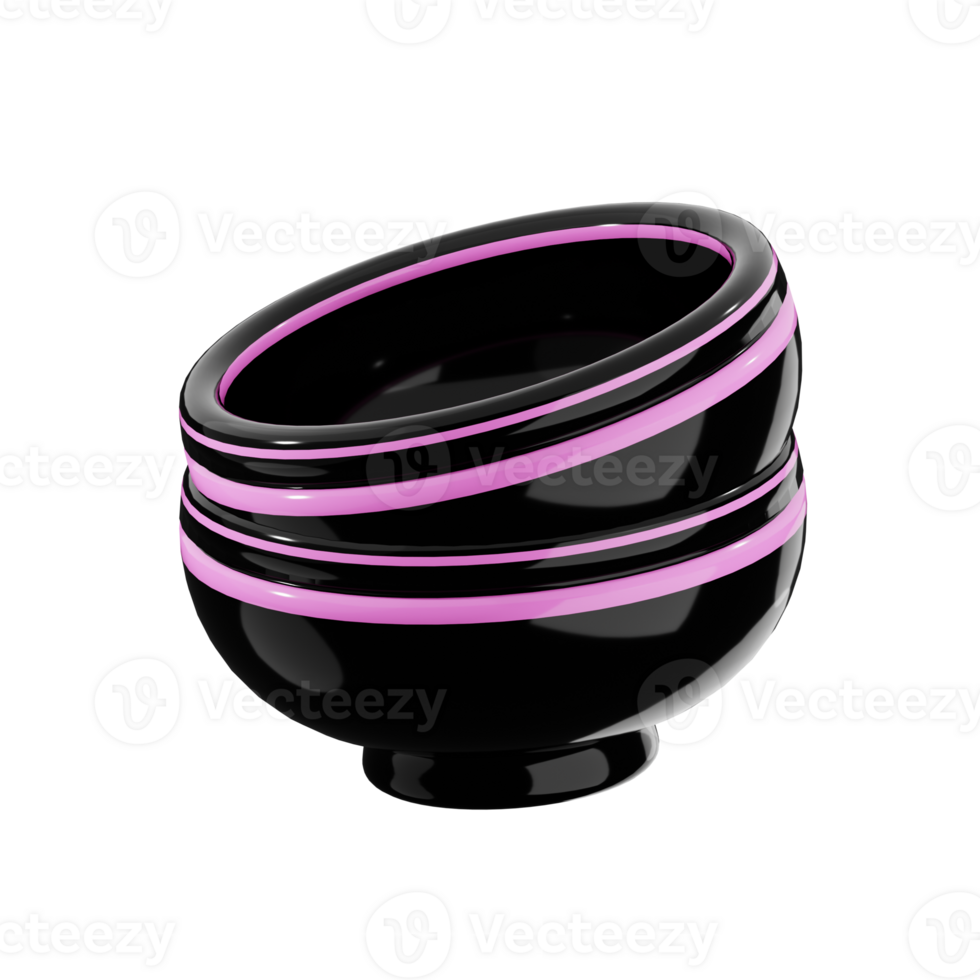Stackable Modern Bowls png