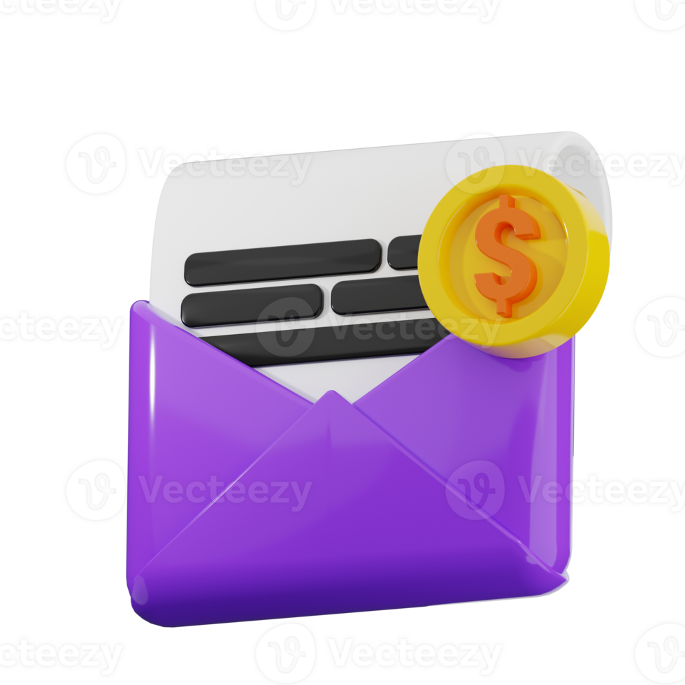 Financial Email Notification Icon png