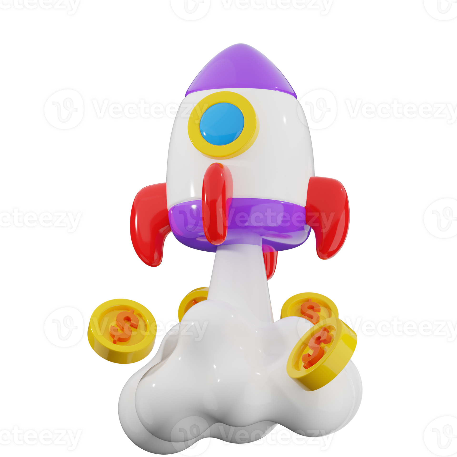 rocket-launching-with-coins-59655488-png