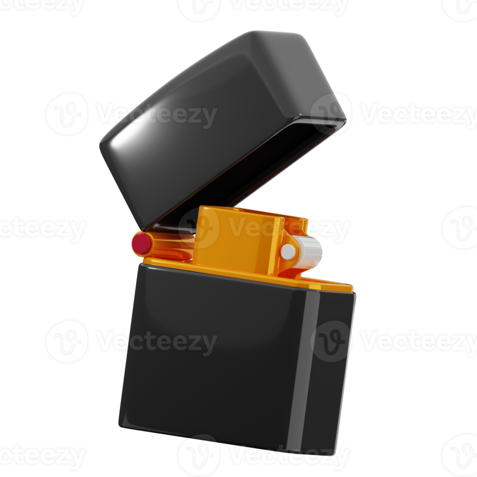 3D Illustration of a Lighter png