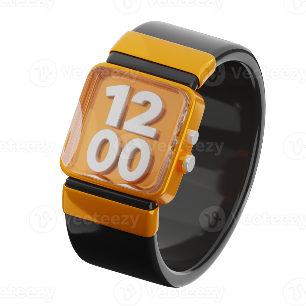 Stylish Digital Watch Design png