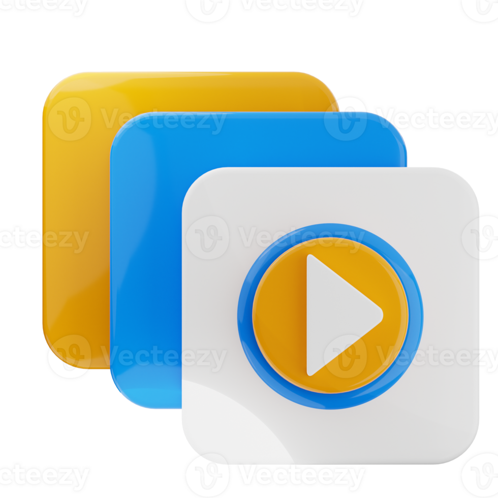 Play Button Icon Set png