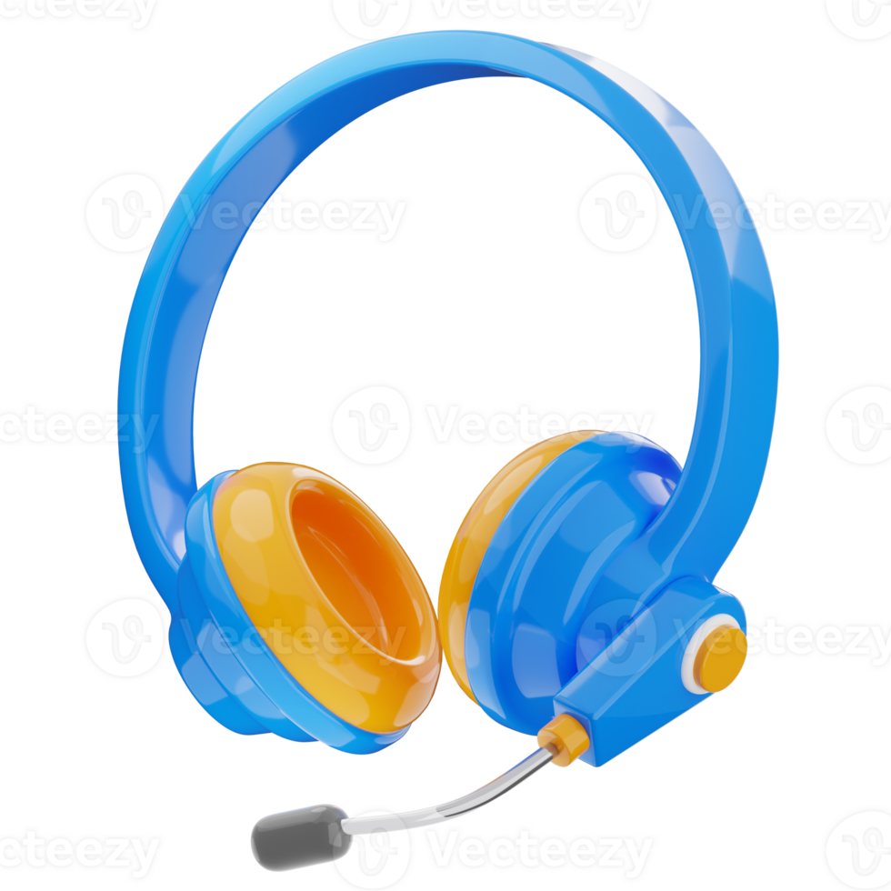 Headset Icon with Microphone png