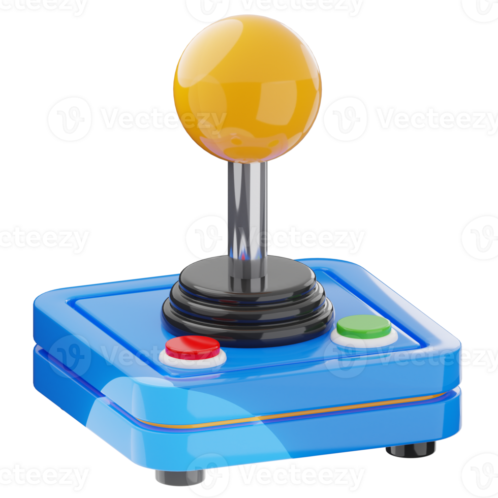Retro Arcade Game Controller Design png