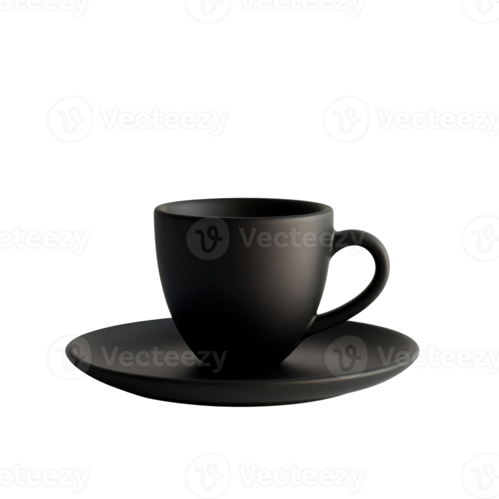 Coffee cup on transparent background. png