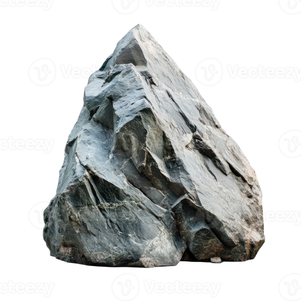 Majestic Mountain Rock Nature Strength on transparent background. png