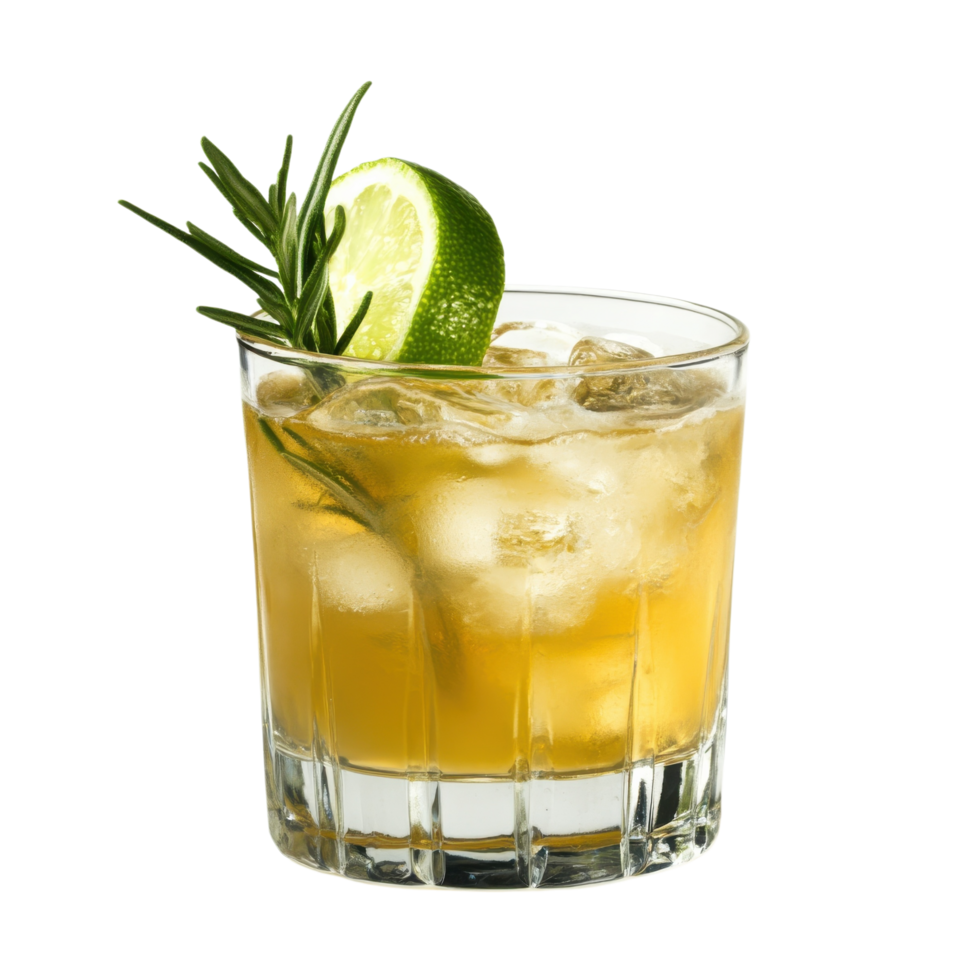 Moscow Mule Cocktail Recipe on transparent background. png