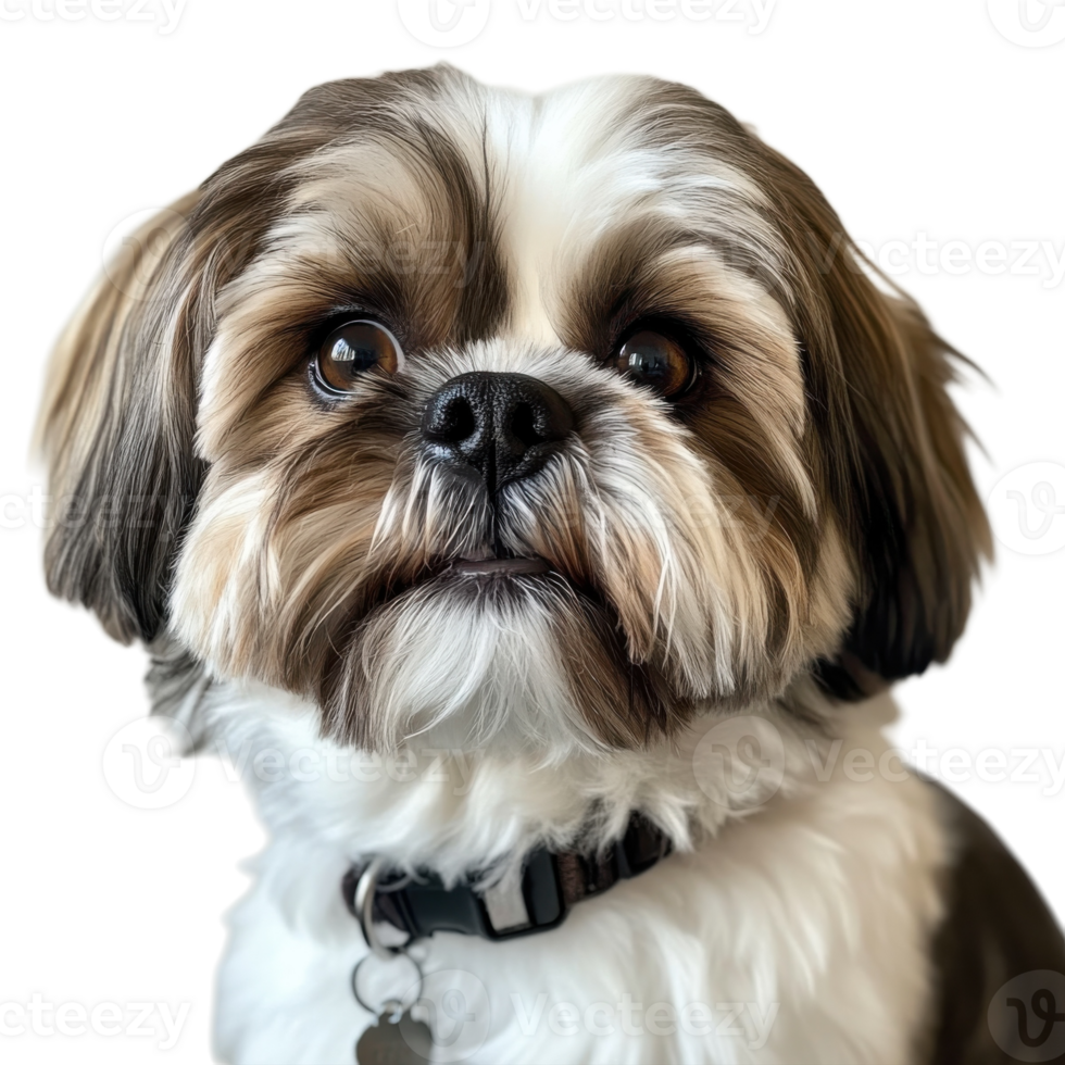 Charming Shih Tzu Dog Show on transparent background. png