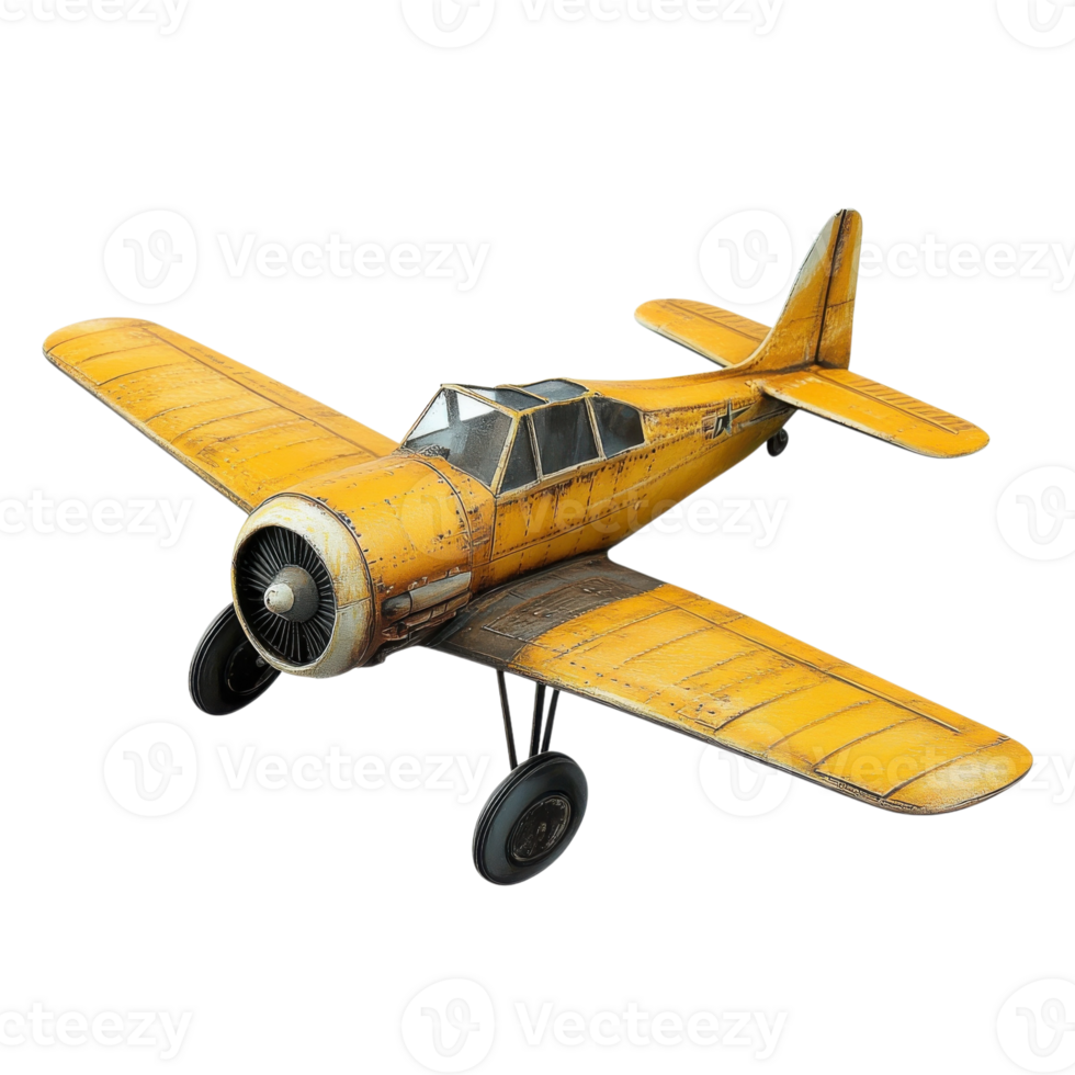 Aviation Theme Small Plane Image on transparent background. png