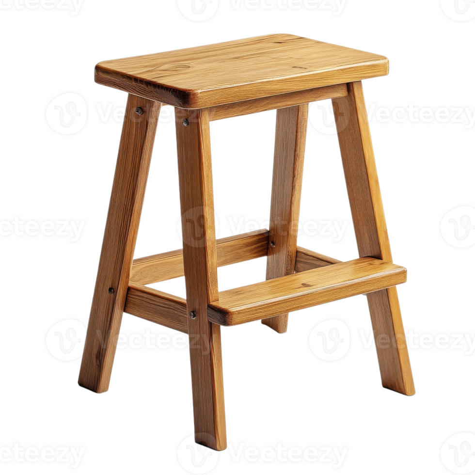 Home Step Stool on White on transparent background. png