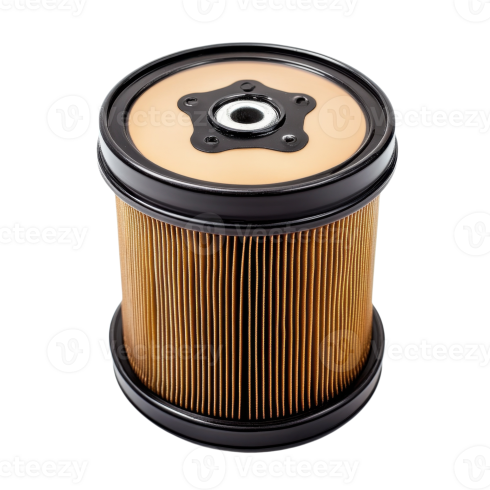 Automotive Oil Filter Change on transparent background. png