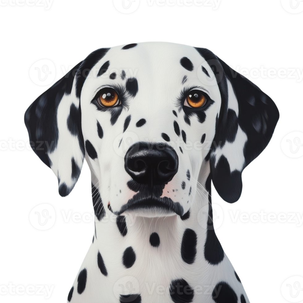 Dalmatian Dog Polka Dots on transparent background. png