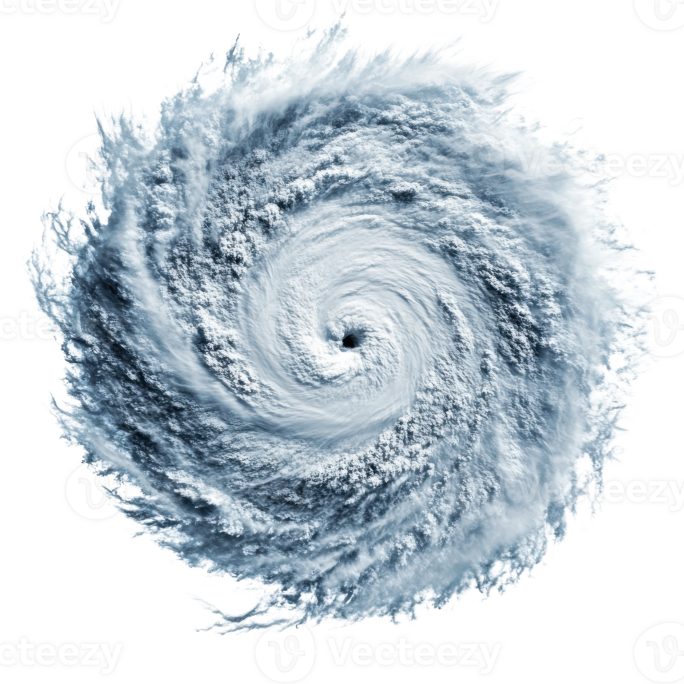 Cyclone Weather Phenomenon on transparent background. png