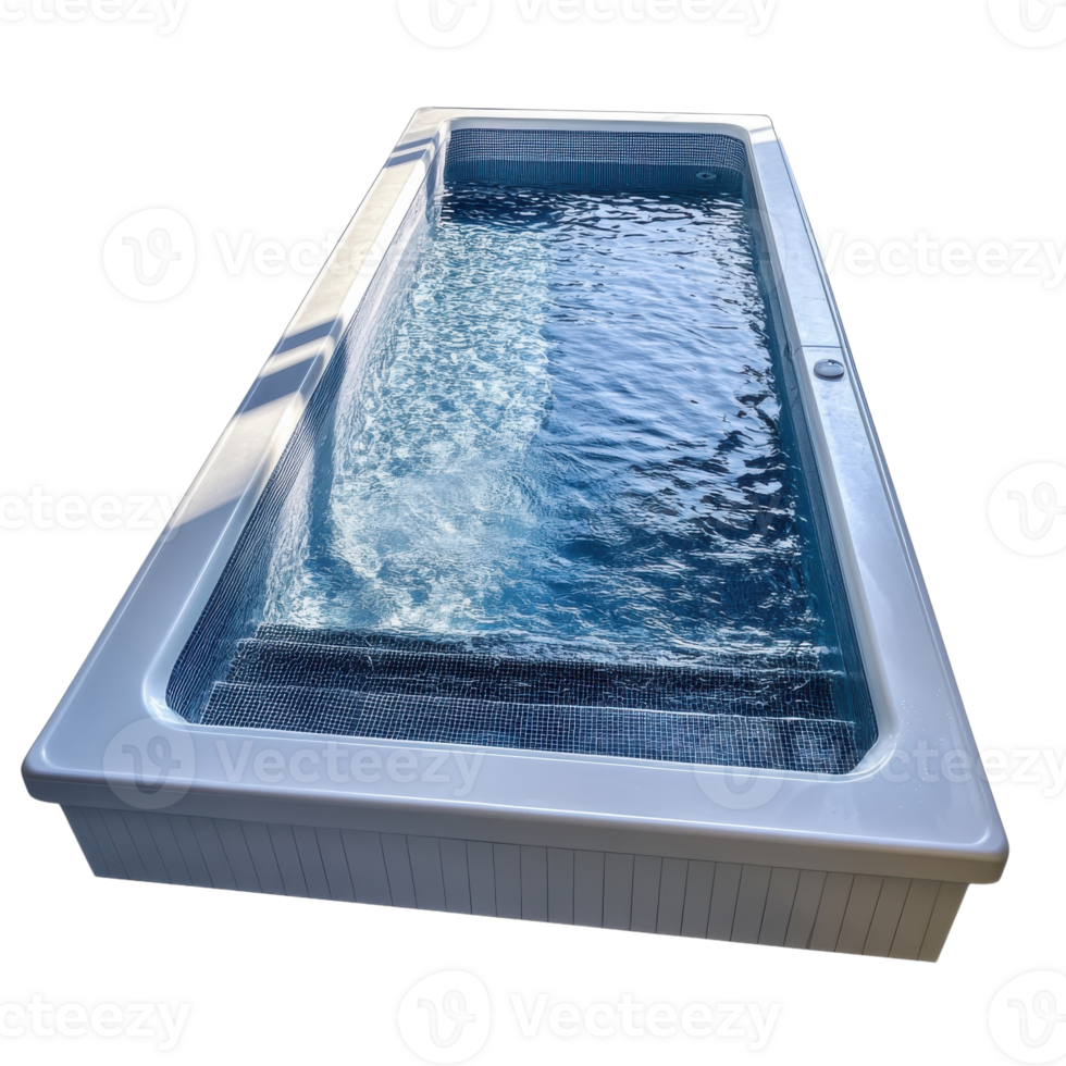 Lap Pool Relaxation and Exercise on transparent background. png