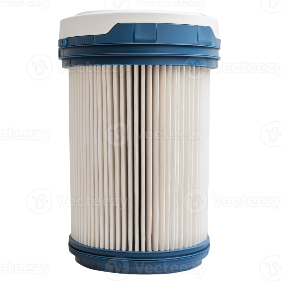 Pool Filter Cartridge on White on transparent background. png