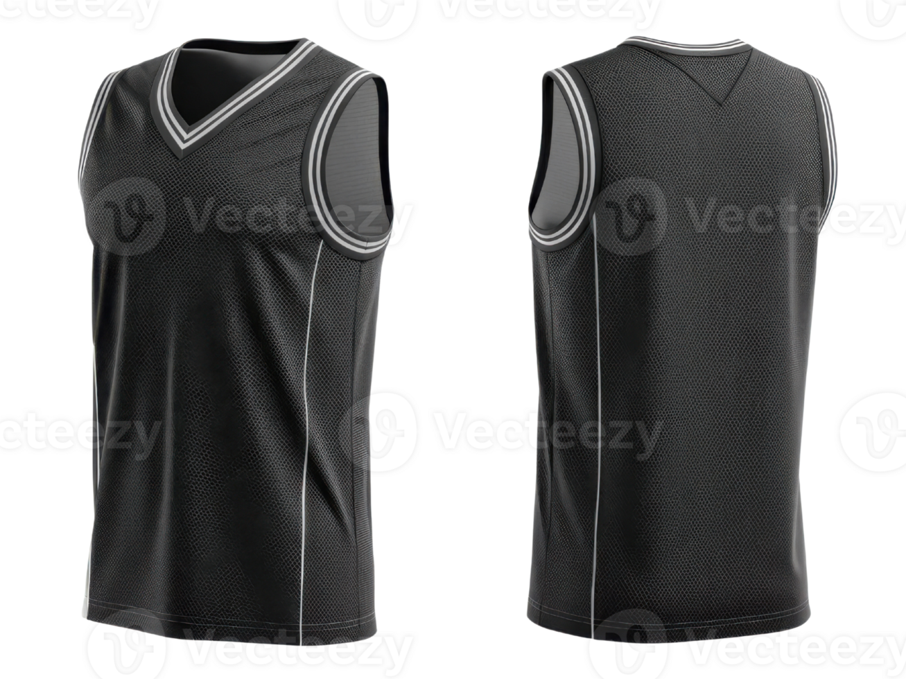 stylish basketball jersey mockup featuring sleek black design with contrasting white accents perfect for showcasing team spirit png