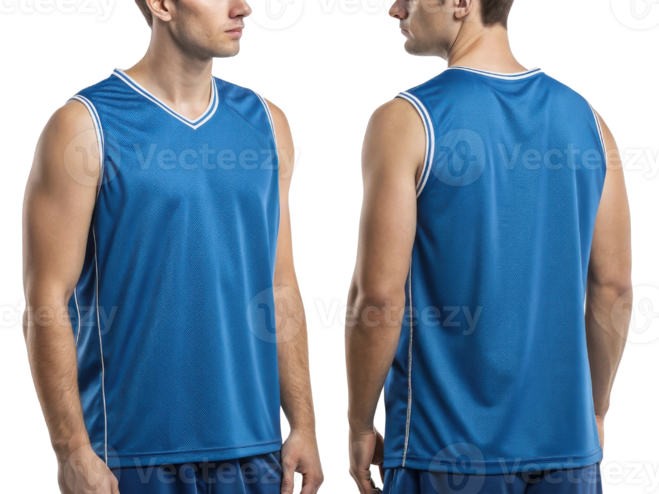 stylish basketball jersey mockup showcasing vibrant blue design perfect for sports enthusiasts png