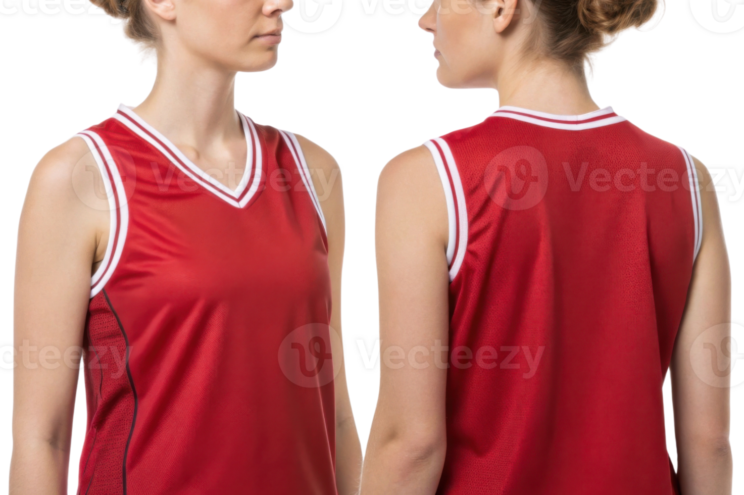 stylish basketball jersey mockup showcases vibrant red design perfect for sports enthusiasts png