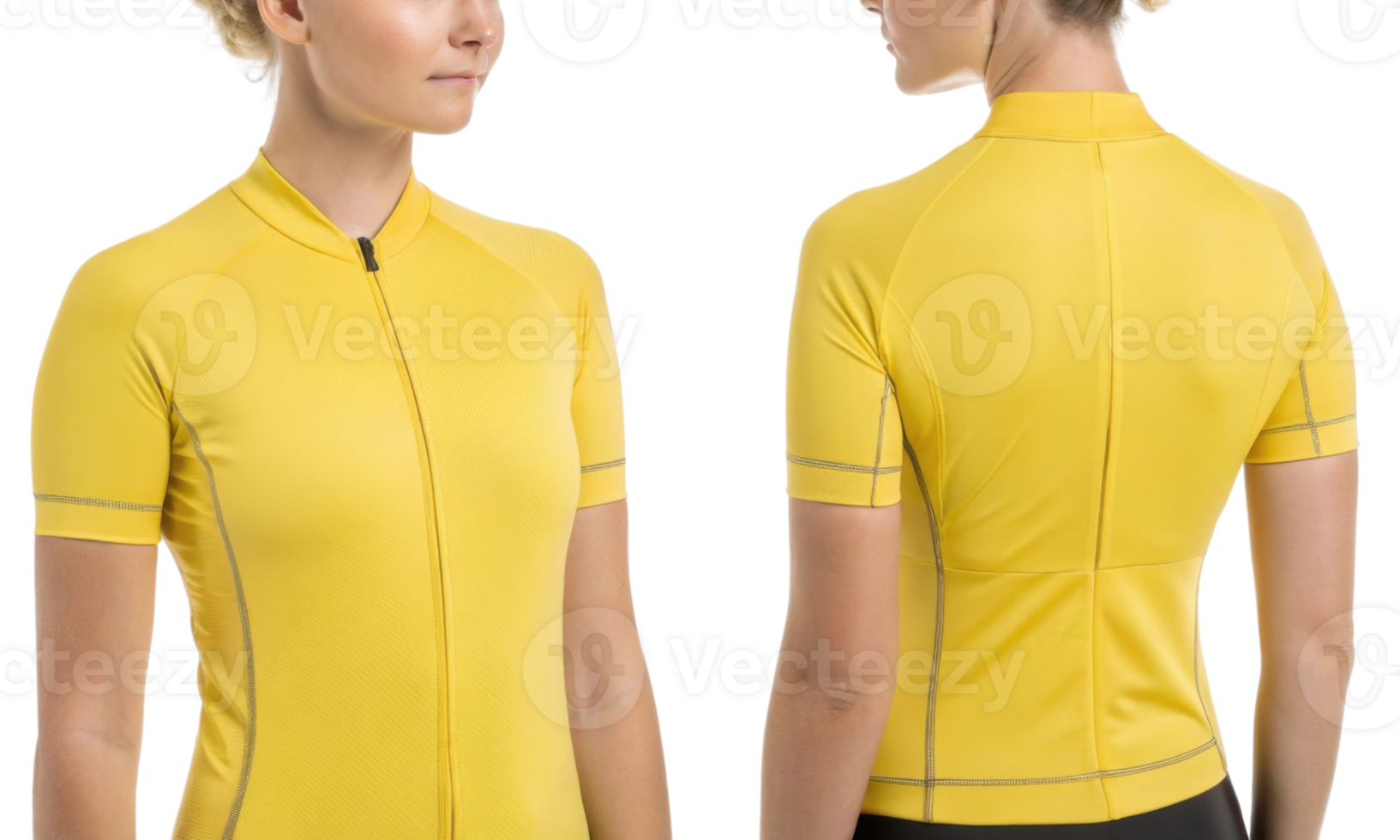 vibrant cycling jersey mockup showcases stylish design perfect for active wear enthusiasts. This piece combines comfort and functionality png