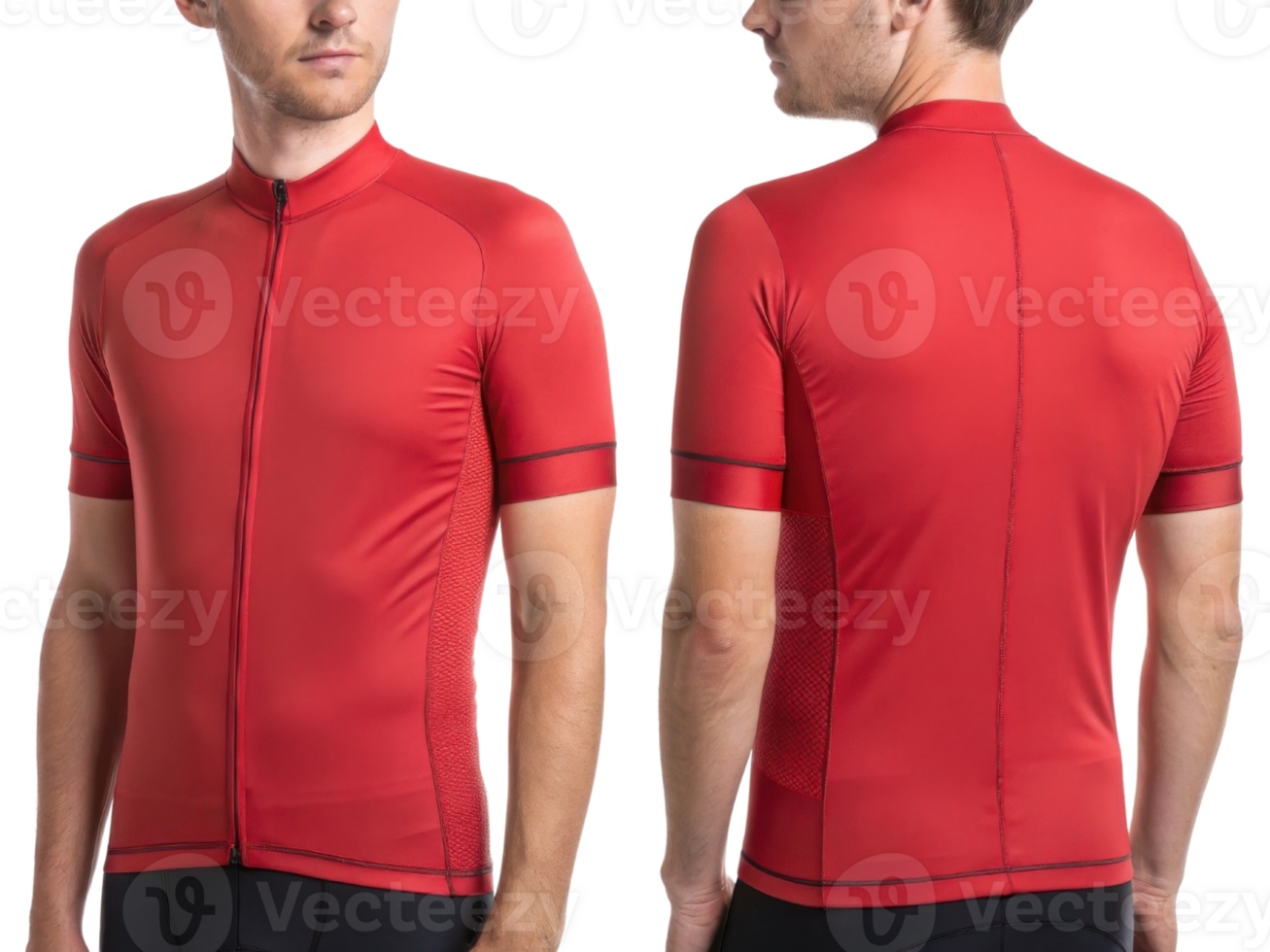 vibrant cycling jersey mockup showcases sleek design perfect for performance and style. Ideal for any cycling enthusiast png