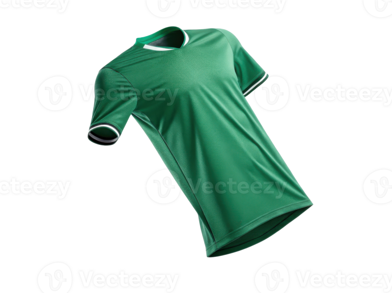vibrant green soccer jersey mockup showcases sleek design perfect for sports enthusiasts png