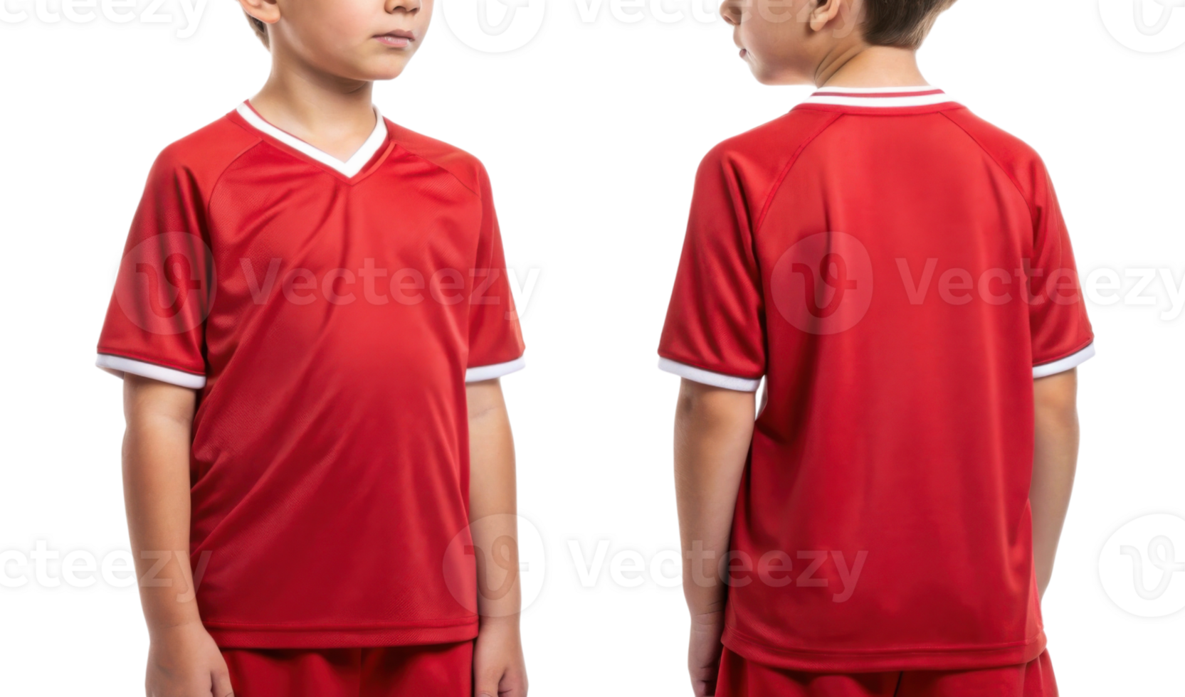 vibrant soccer jersey mockup showcases young athlete ready for game, highlighting sporty design and comfortable fit png