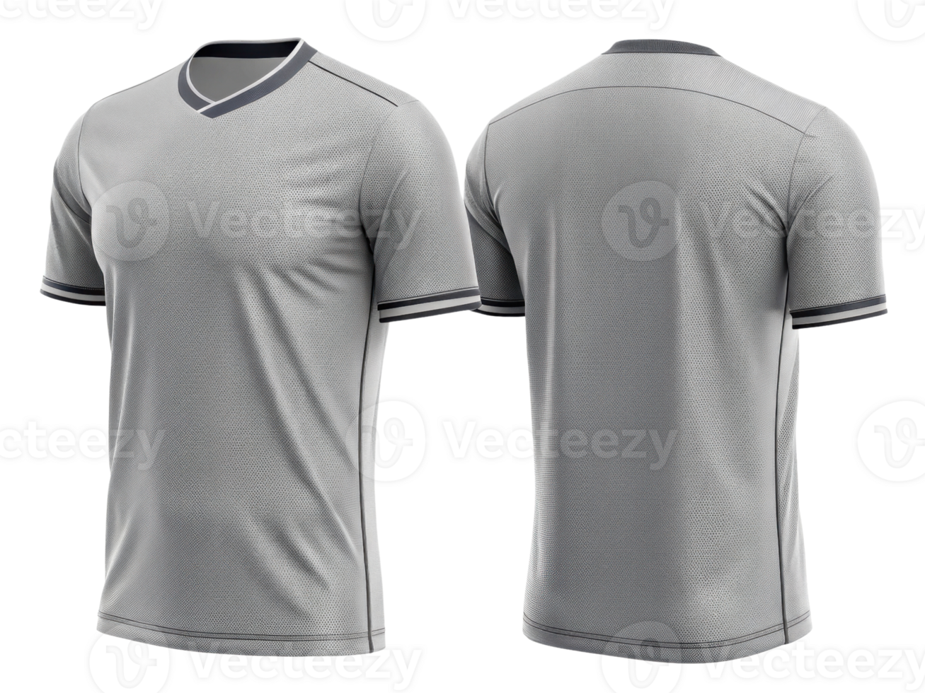 stylish soccer jersey mockup in sleek gray design showcases its modern fit and comfortable fabric perfect for athletes png