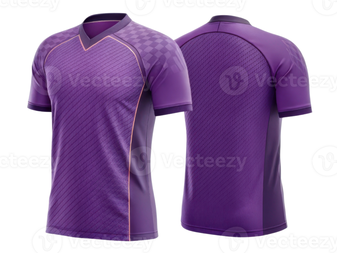 vibrant soccer jersey mockup in purple showcases stylish design with unique patterns and textures perfect for any athlete png