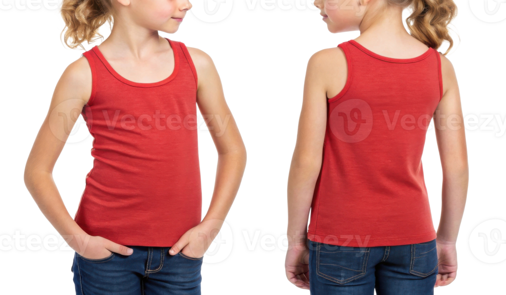 vibrant red tank top mockup showcases stylish design perfect for casual wear. This versatile piece is ideal for layering or standalone outfits png