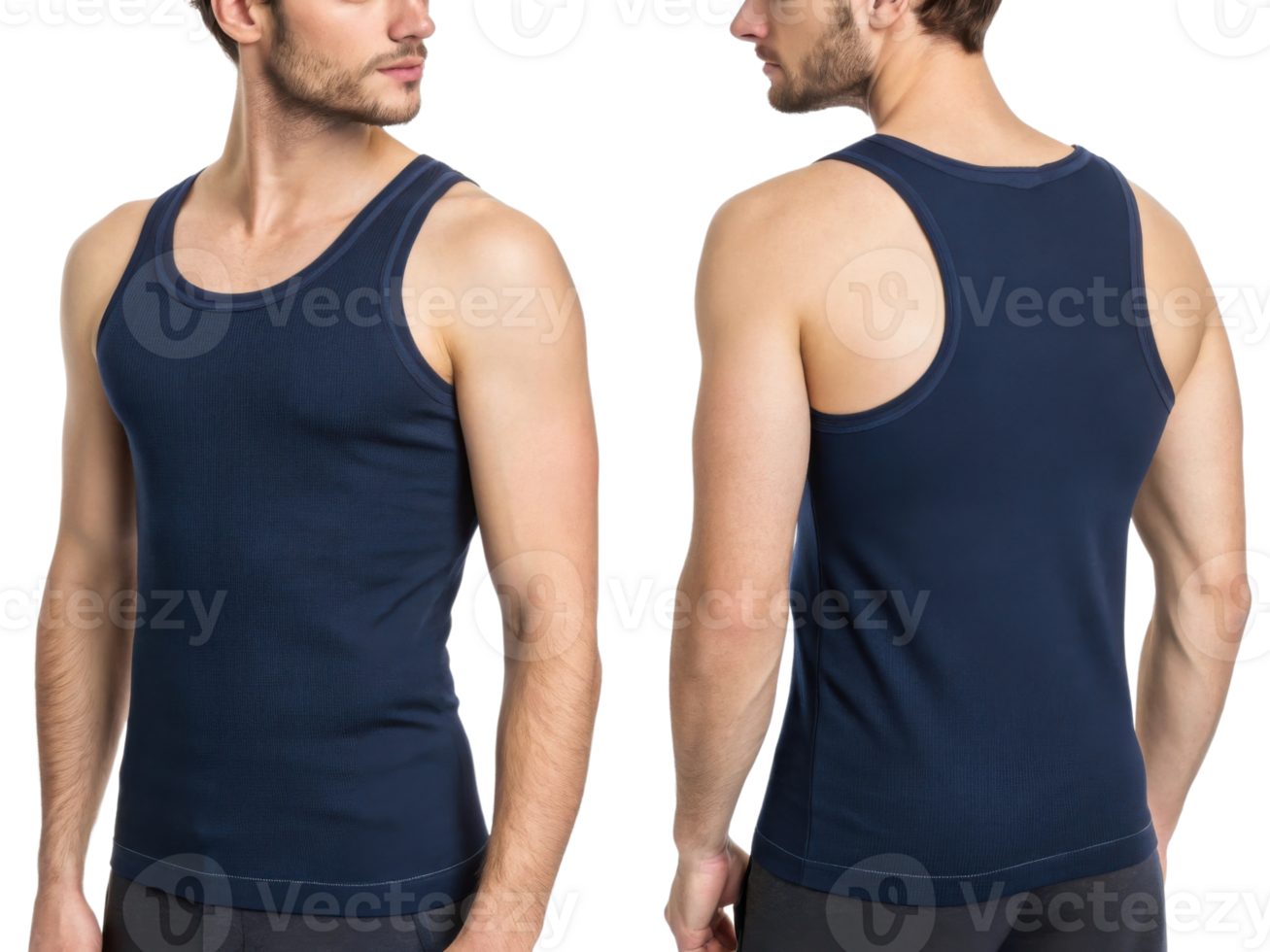 stylish tank top mockup showcasing modern design perfect for casual wear or layering. Ideal for fashion presentations and online stores png