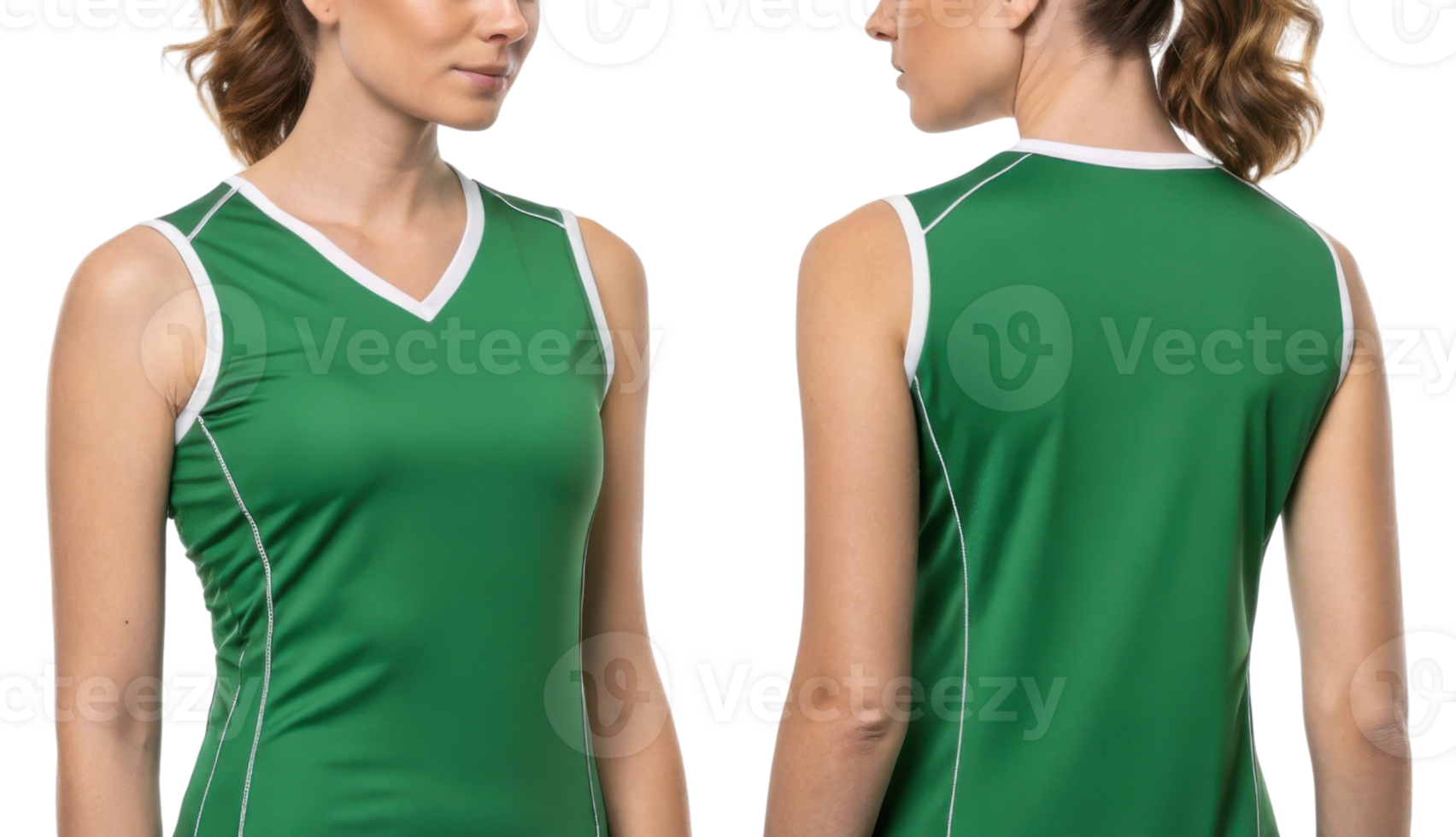 stylish volleyball jersey template vibrant green showcases sleek design perfect for athletes. This versatile piece enhances performance png