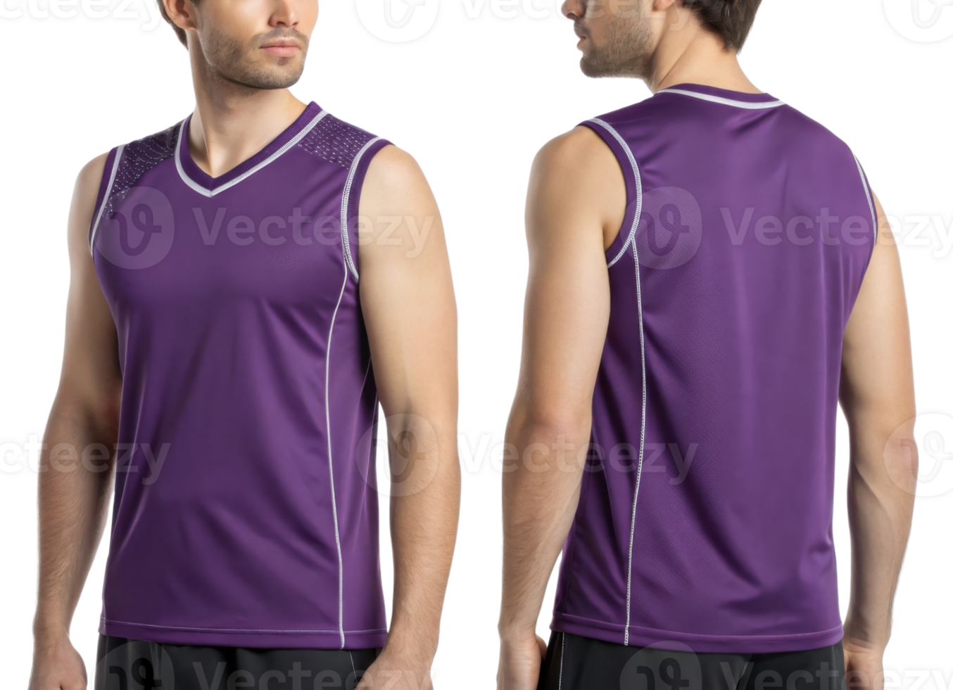 stylish volleyball jersey template designed for athletes, featuring sleek purple color and modern design elements that enhance performance png
