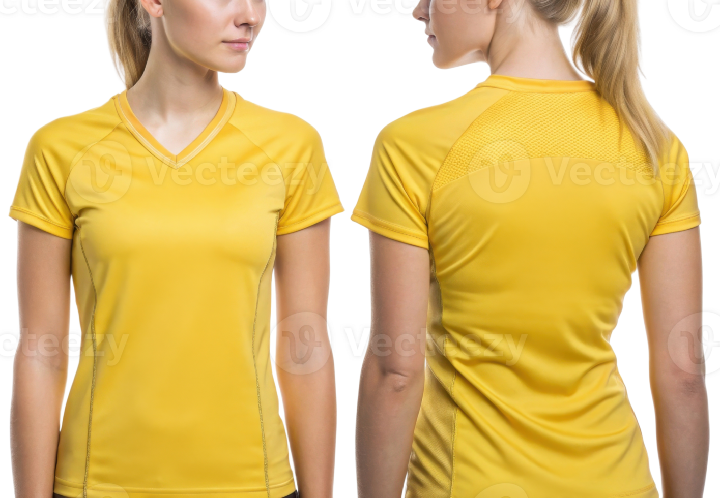 vibrant yellow jersey designed for volleyball, featuring sleek template that enhances performance and style png