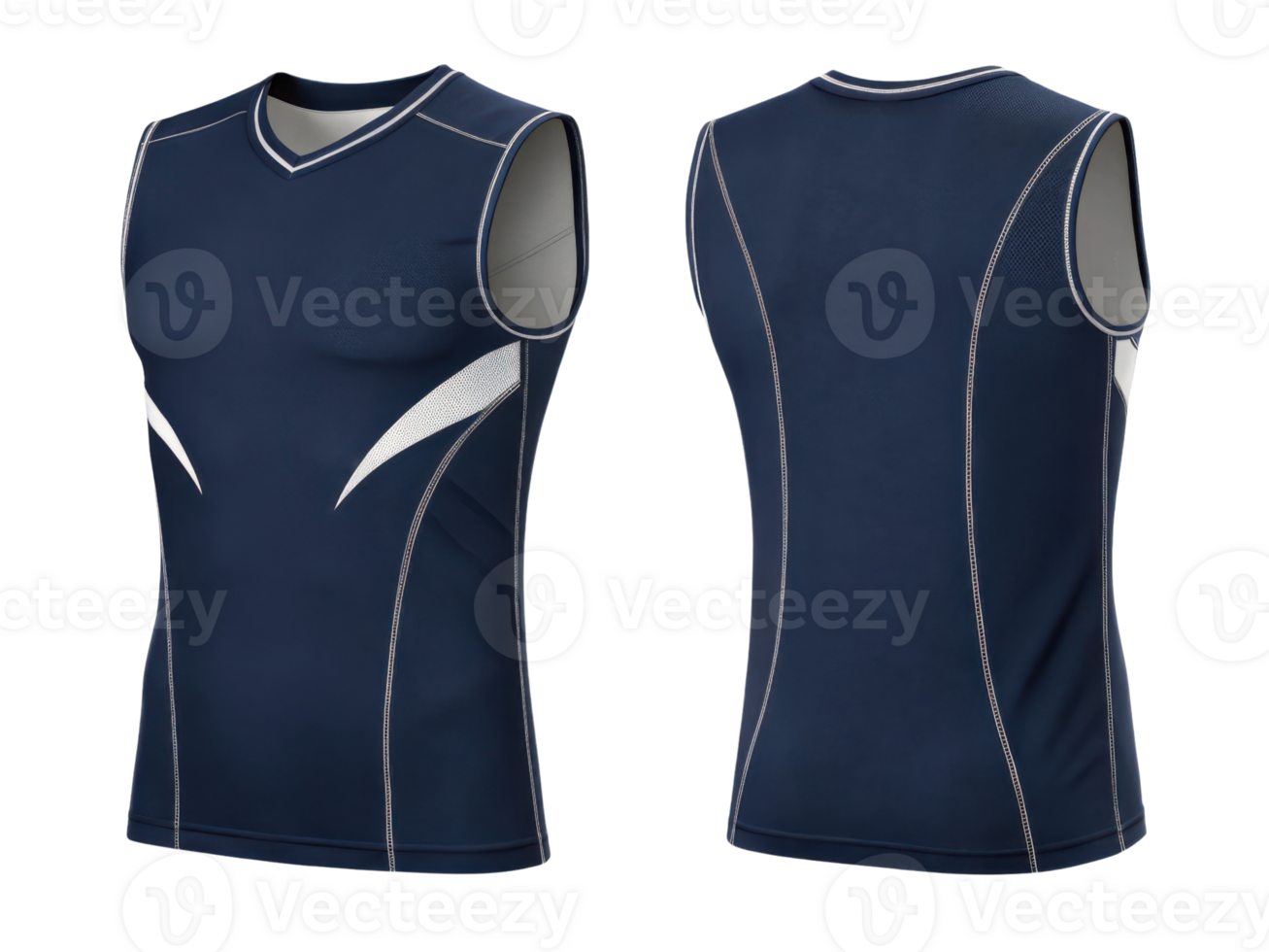stylish volleyball jersey template designed for athletes, featuring sleek navy color and modern cut for optimal performance and comfort png