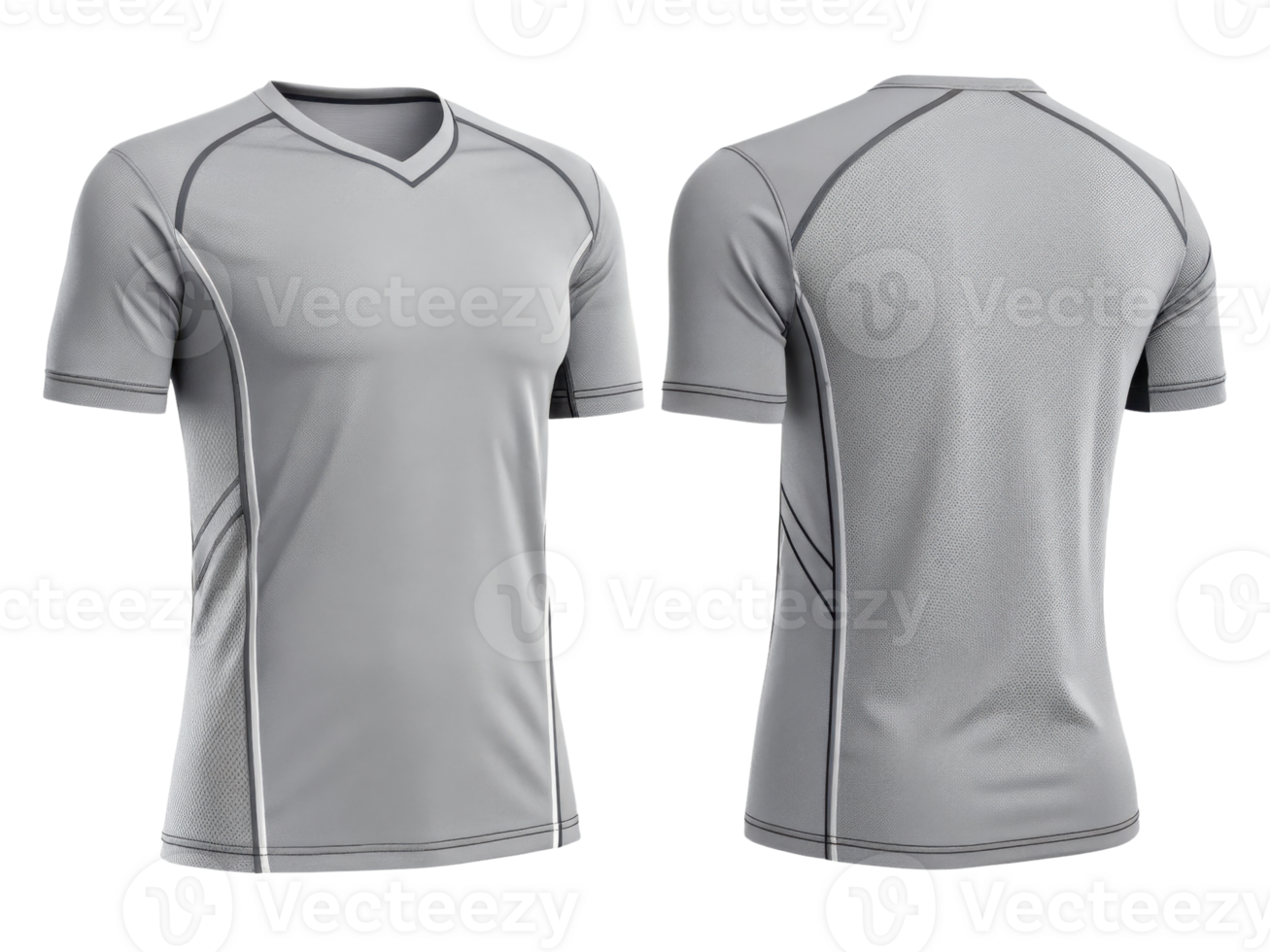 stylish gray volleyball jersey template designed for athletes, featuring modern fit and breathable fabric for optimal performance png