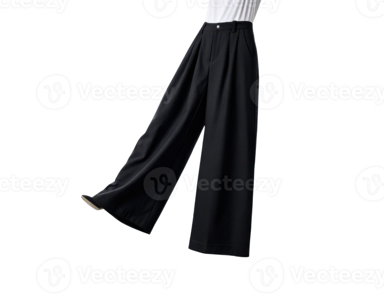 Stylish pants mockup showcasing modern design perfect for fashion presentations and online stores. Ideal for showcasing trends and styles png