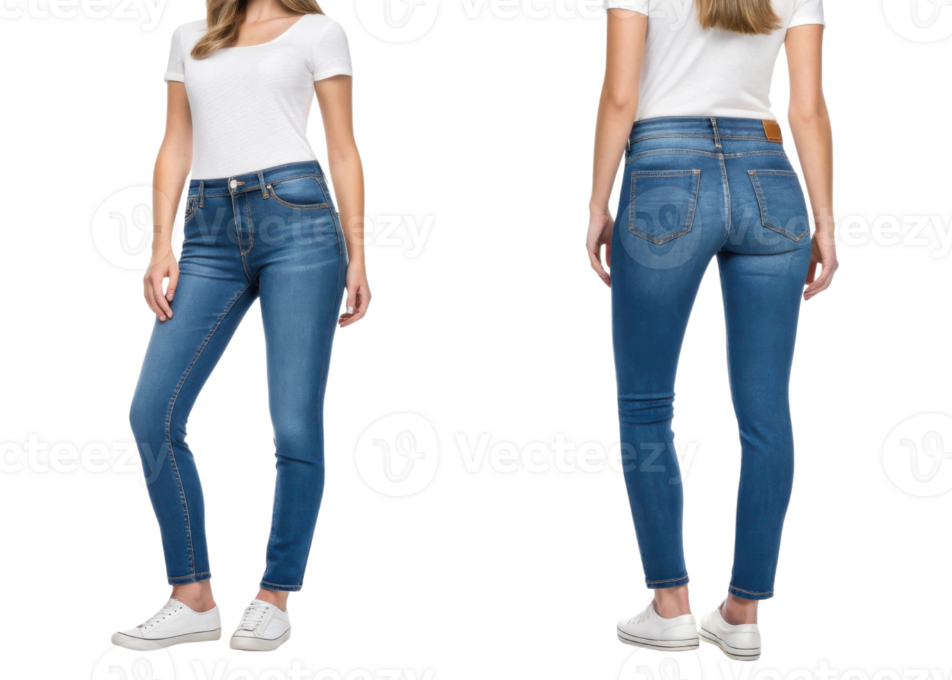 Stylish mockup of fitted pants showcasing modern design perfect for casual wear and everyday comfort png