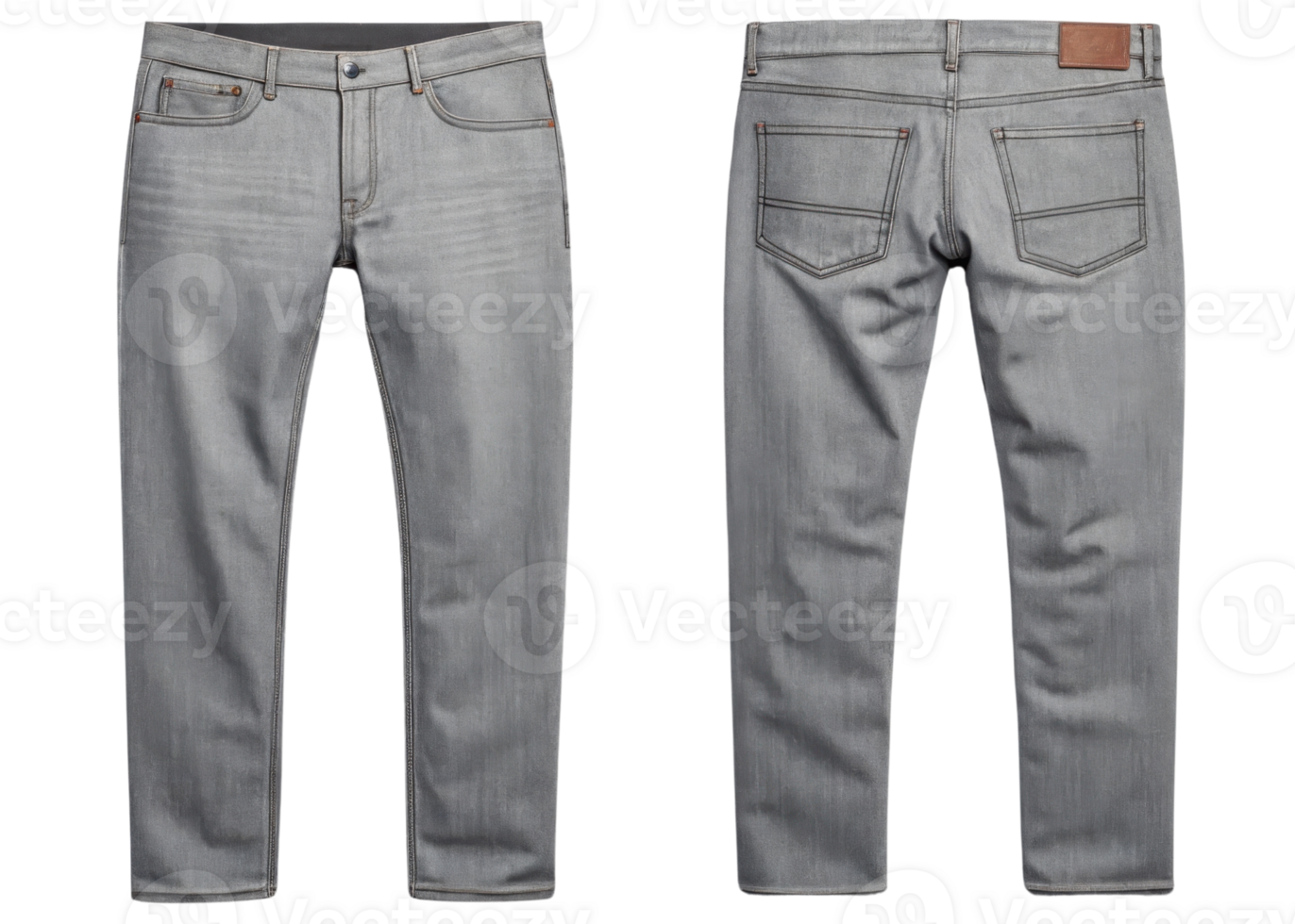 Stylish gray pants mockup showcasing modern design perfect for casual wear and versatile outfits. Ideal for fashion enthusiasts png