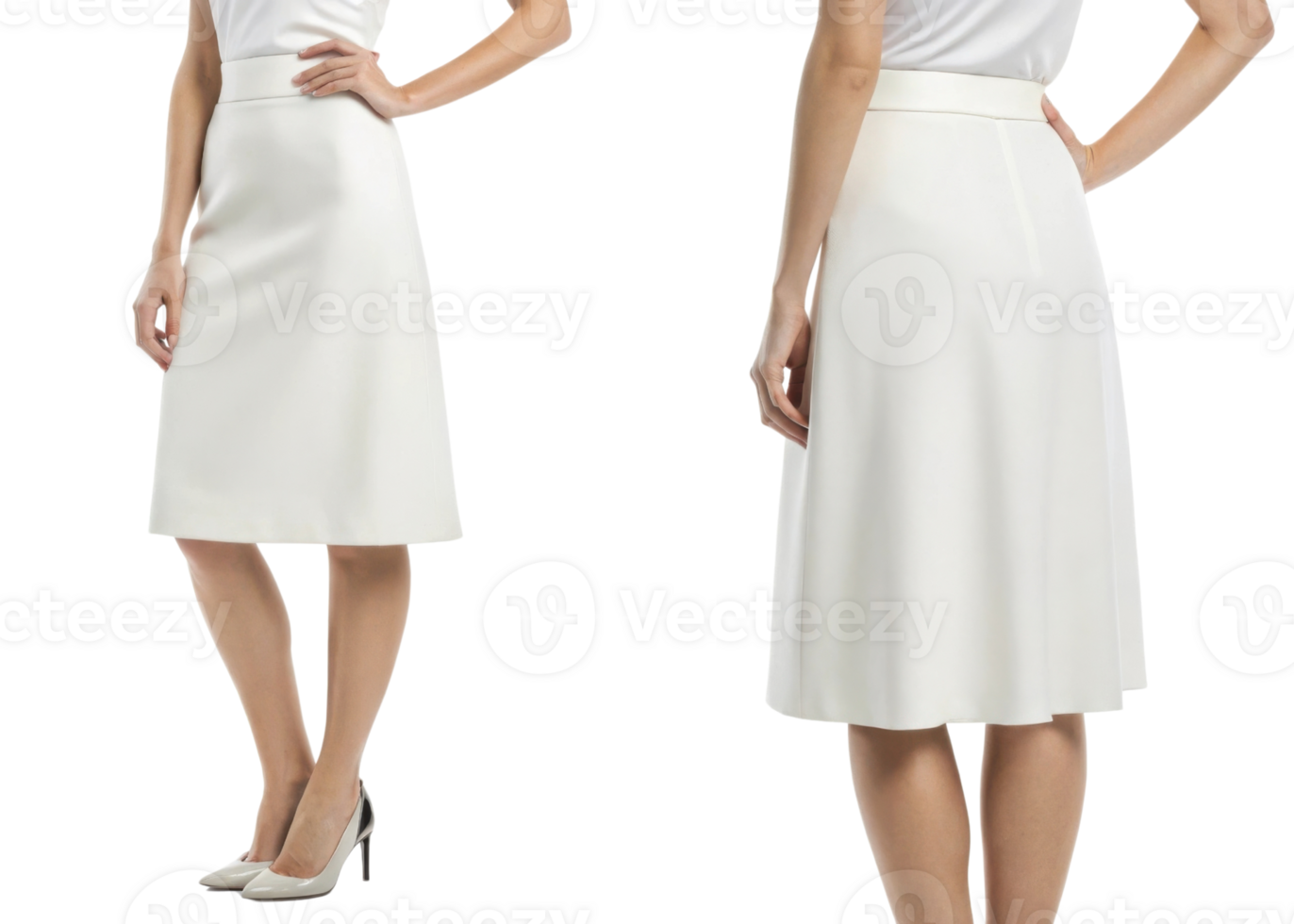 stylish white skirt mockup showcases elegance and versatility perfect for various occasions png