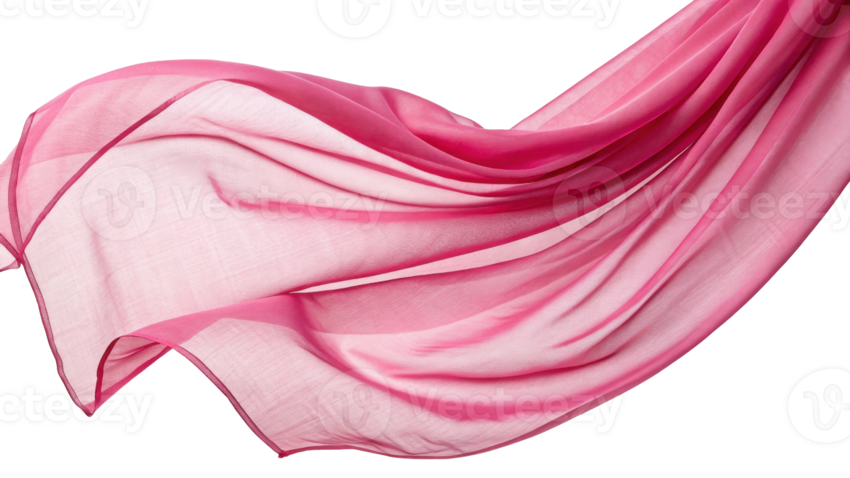 Soft pink fabric flowing gracefully in air, creating elegant and delicate appearance. light texture adds sense of movement and beauty png
