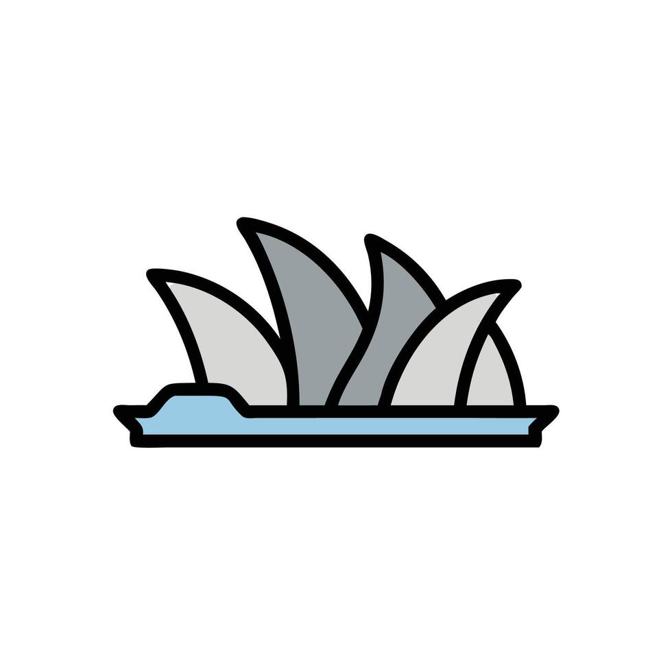 Sydney opera house icon illustration vector