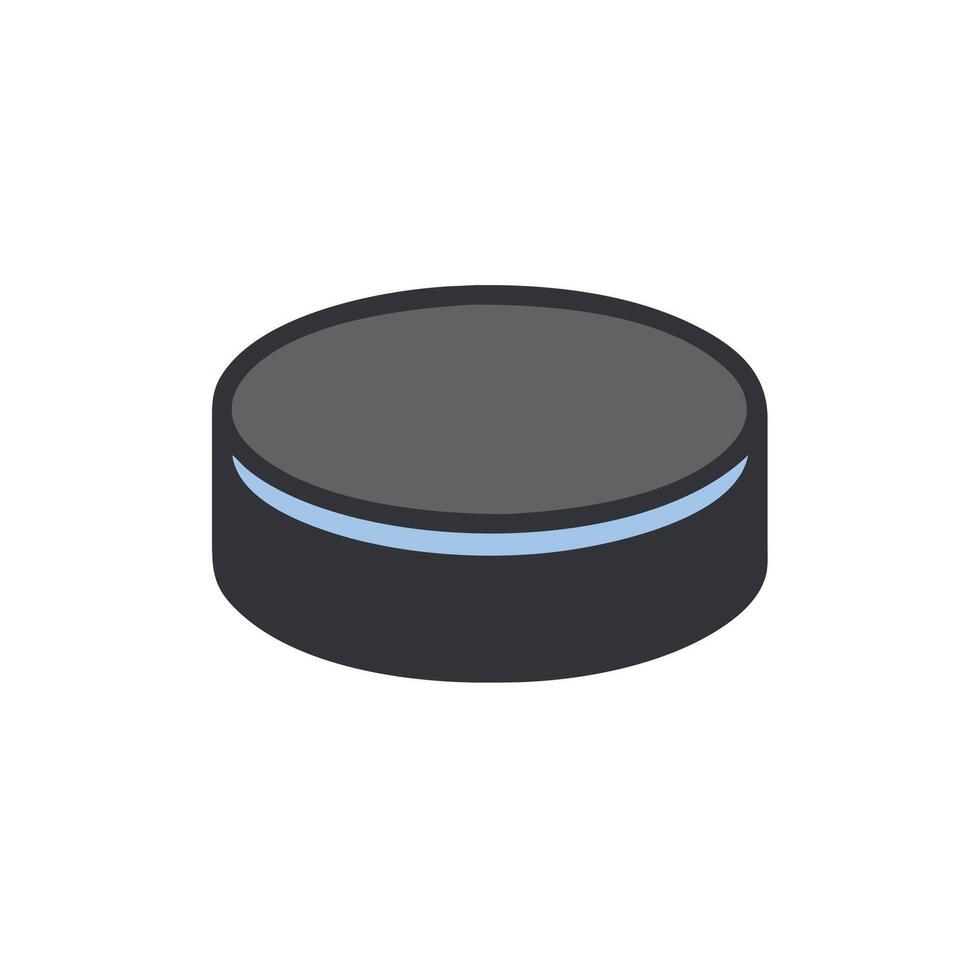 A hockey puck icon on a white background vector