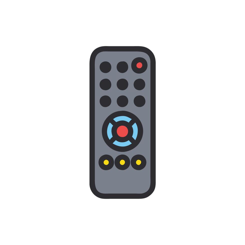 A remote control icon on a white background vector