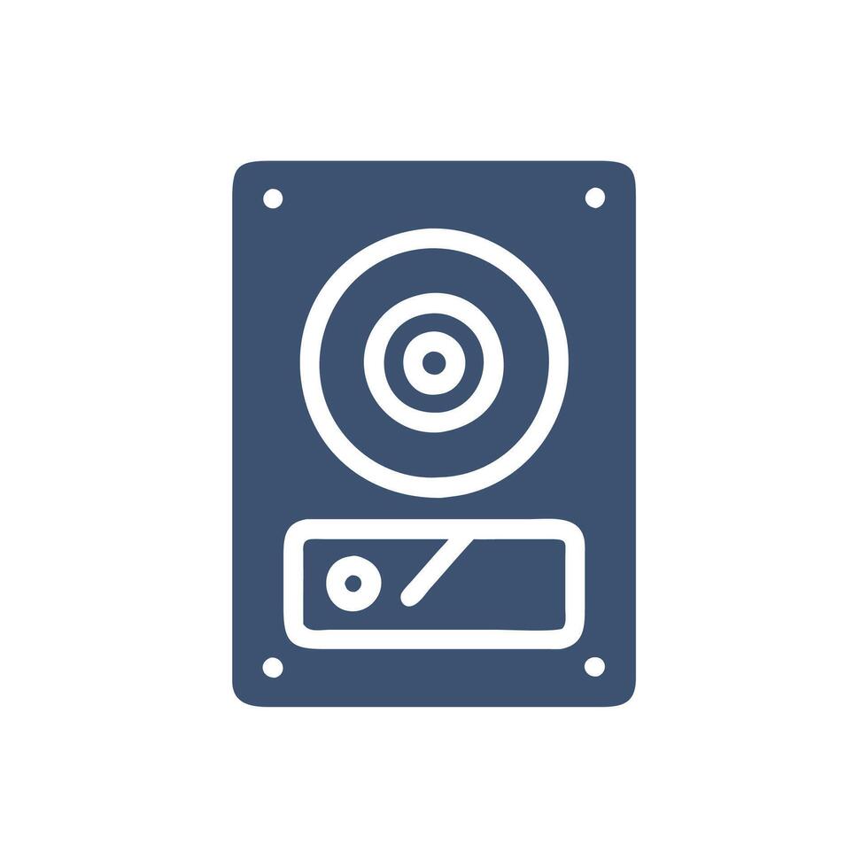 A computer icon on a white background vector